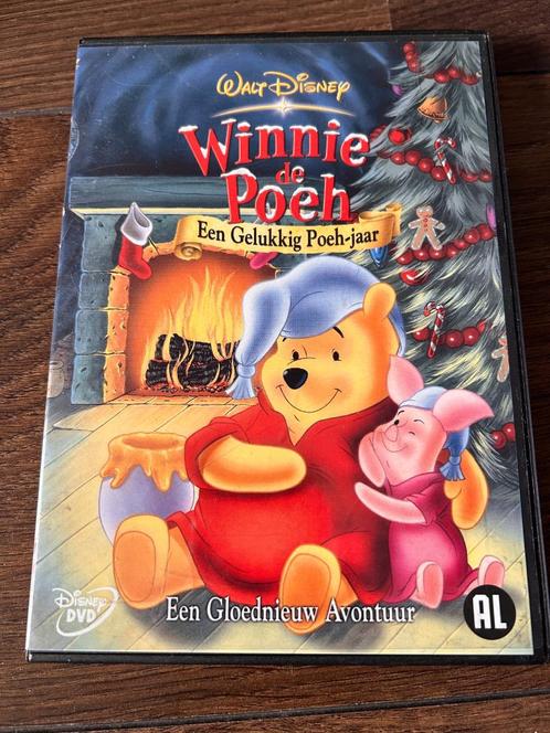 DVD Winnie de Poeh-Een gelukkig Poeh-jaar Walt Disney, Cd's en Dvd's, Dvd's | Tekenfilms en Animatie, Zo goed als nieuw, Amerikaans