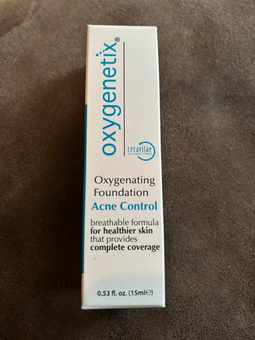 Oxygenetix Acne control, kleur crème, ongeopend, minerale, Sieraden, Tassen en Uiterlijk, Uiterlijk | Cosmetica en Make-up, Nieuw