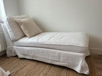 IKEA Ektorp chaise longue - witte hoes - afbeelding 1 IKEA Ektorp chaise longue - witte hoes - afbeelding 1