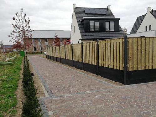 Hout beton schutting, Tuin en Terras, Schuttingen, Nieuw, Hout, 1 tot 2 meter, 6 meter of meer, Ophalen of Verzenden