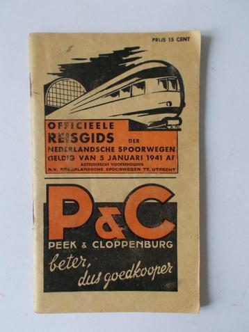 NS Nederlandse Spoorwegen - Officiële Reisgids 5 jan. 1941