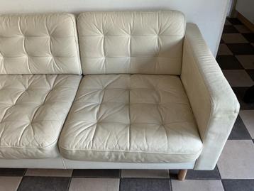 IKEA landskrona bank tweepersoons wit leer - afbeelding 4 IKEA landskrona bank tweepersoons wit leer - afbeelding 4