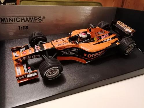 Minichamps A22 Orange Arrows Asiatech, 1:18, Jos Verstappen, Verzamelen, Automerken, Motoren en Formule 1, Zo goed als nieuw, Ophalen of Verzenden