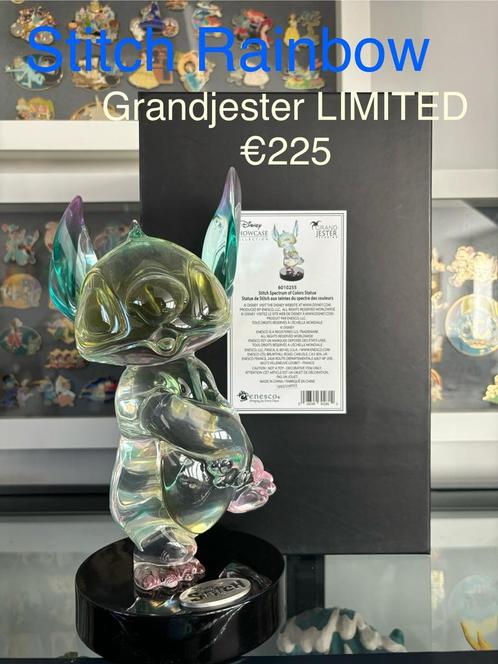 Grandjester STITCH Rainbow STATUE Beeld Limited Edition 1000, Verzamelen, Disney, Nieuw, Beeldje of Figuurtje, Overige figuren