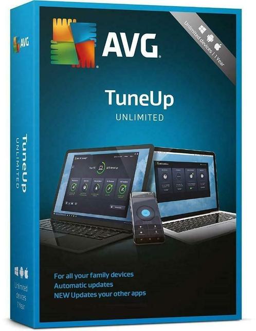 AVG PC TuneUp 2024 (= PC sneller!) 1 - 10 PC 1 + 3 Jaar, Computers en Software, Antivirus- en Beveiligingssoftware, Nieuw, MacOS