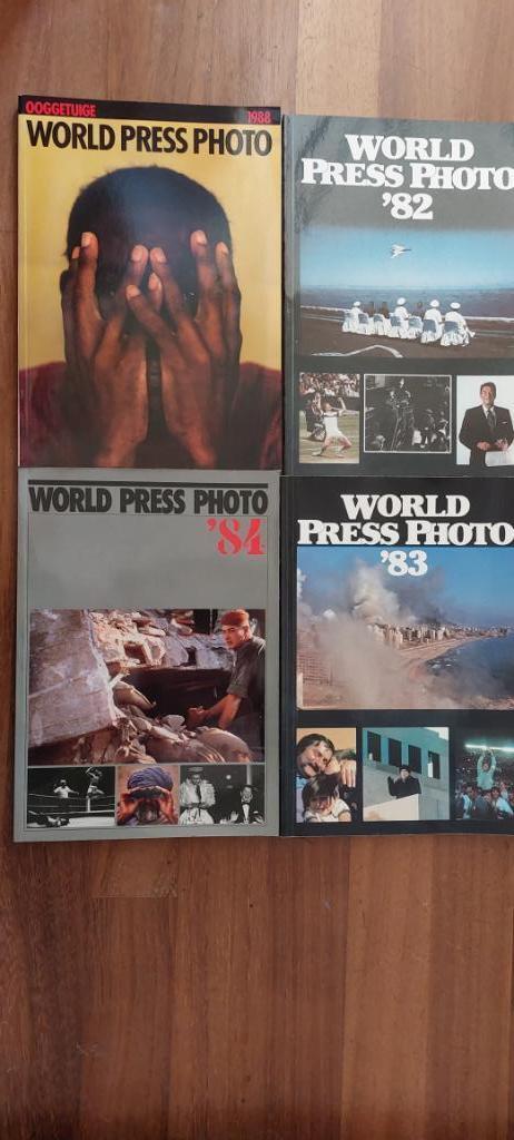World Press Photo 4 Jaarboeken, 1982, 1983, 1984, 1988, Boeken, Kunst en Cultuur | Fotografie en Design, Nieuw, Overige onderwerpen