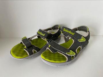 Timberland grijze sandalen met groene accenten maat 30