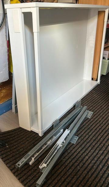 Ikea Maximera keukenlade 80x50 wit incl rails - afbeelding 2 Ikea Maximera keukenlade 80x50 wit incl rails - afbeelding 2