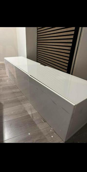IKEA Besta tv meubel zweefkast inclusief glasplaat ZGAN - afbeelding 2 IKEA Besta tv meubel zweefkast inclusief glasplaat ZGAN - afbeelding 2