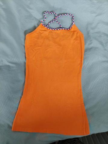 Koningsdag jurkje oranje kleding maat 110/116