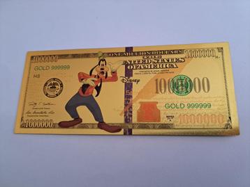 DISNEY -GOOFY -GOUDBILJET  1 MILJOEN DOLLAR ( 251 )