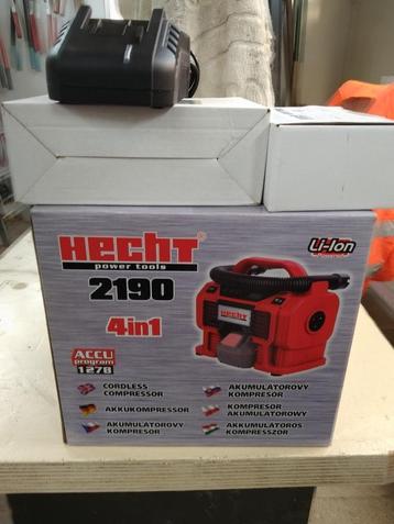 Hecht 2190 accu compressor 20v met lader en accu 2.0Ah ideaa