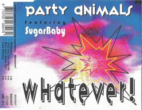 Party Animals Feat. SugarBaby – Whatever! CD Maxisingle 1998, Cd's en Dvd's, Cd Singles, Zo goed als nieuw, Dance, 1 single, Verzenden