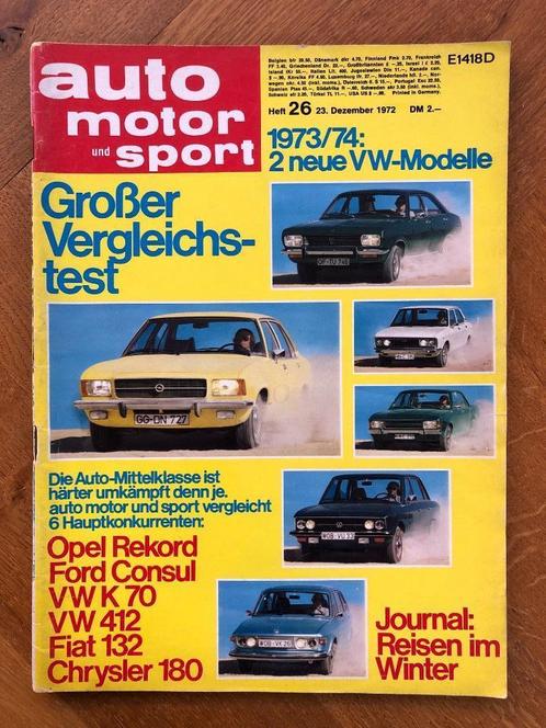 AUTO MOTOR und SPORT Heft 26 1972, Boeken, Auto's | Folders en Tijdschriften, Nieuw, Citroën, Verzenden