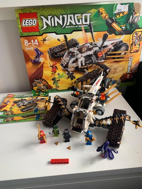 Lego Ninjago Ultra Sonic Raider 9449, Kinderen en Baby's, Speelgoed | Duplo en Lego, Gebruikt, Lego, Ophalen of Verzenden