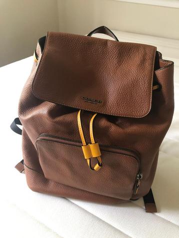 Coach leren Cognac designer rugzak