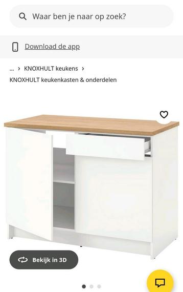 Gratis Knoxhult onderkast keukenkast met deuren en lade - afbeelding 6 Gratis Knoxhult onderkast keukenkast met deuren en lade - afbeelding 6