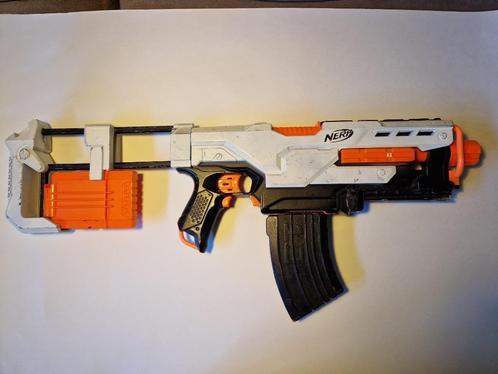 Nerf pistool Type Demolischer 2 in 1 IGST op batterijen, Kinderen en Baby's, Speelgoed | Buiten | Actiespeelgoed, Gebruikt, Ophalen of Verzenden