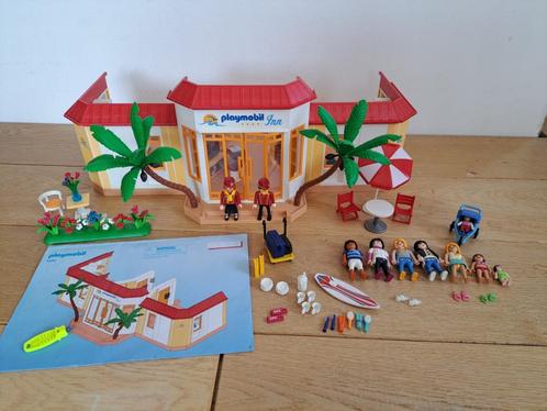 Playmobil set 5998 Tropisch Strandhotel hotel slapen logeren, Kinderen en Baby's, Speelgoed | Playmobil, Gebruikt, Complete set