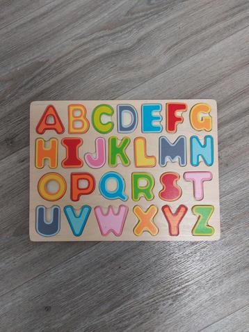 Houten letter puzzel 