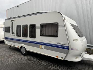 Hobby De Luxe 520 TMF met brand voortent