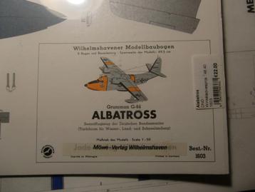 (16) Bouwplaat Grumman G-64 Albatross schaal 1/50