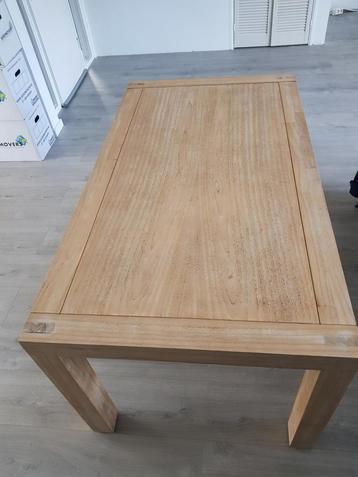 Uitstekende massief eiken houten (eet) tafel 