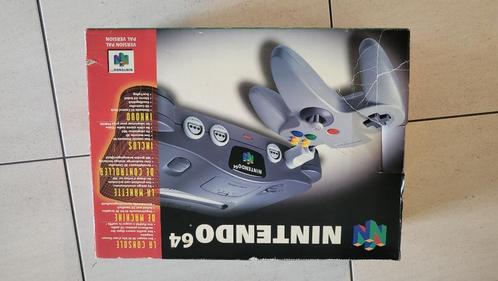 Nintendo 64 in doos (incl piepschuim) met 24 spellen, Spelcomputers en Games, Spelcomputers | Nintendo 64, Gebruikt, Zonder controller