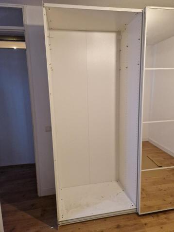 2 IKEA PAX Basiselement kledingkast, wit, 100x58x236 cm - afbeelding 3 2 IKEA PAX Basiselement kledingkast, wit, 100x58x236 cm - afbeelding 3