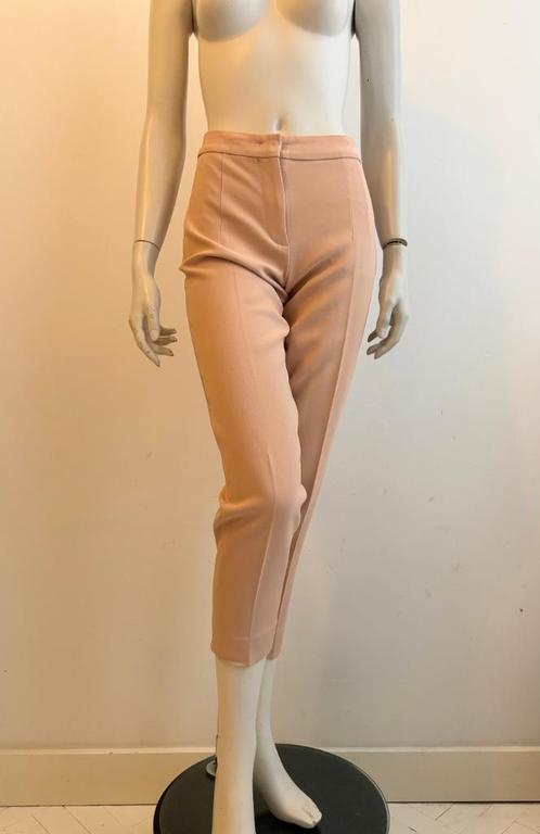 Sportmax roze broek 40, Kleding | Dames, Broeken en Pantalons, Zo goed als nieuw, Maat 38/40 (M), Roze, Lang, Ophalen