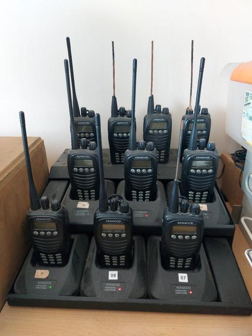 Kenwood walkie talkies komen van de brandweer  af, Telecommunicatie, Portofoons en Walkie-talkies, Gebruikt, Portofoon of Walkie-talkie