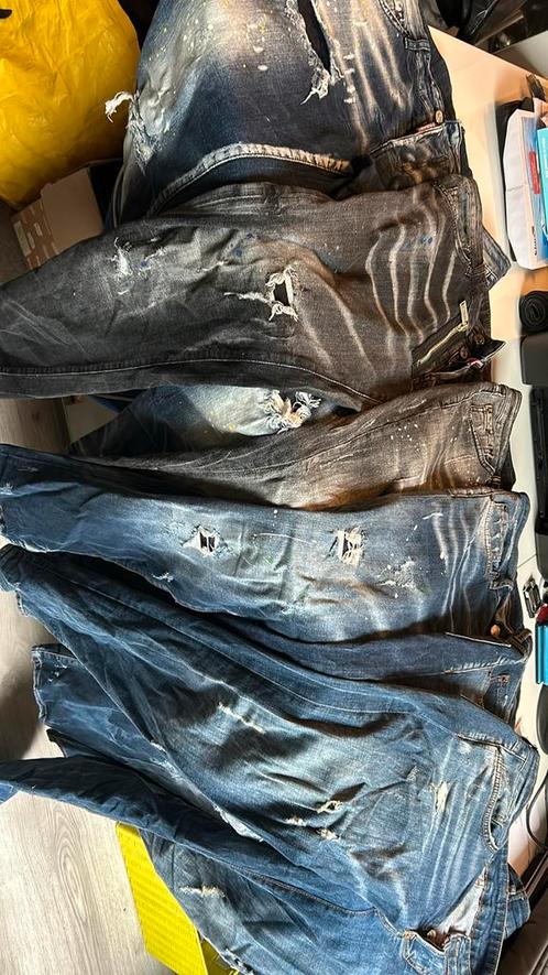 ds2 jeans(immitatie), Kleding | Heren, Spijkerbroeken en Jeans, Gedragen, W33 - W34 (confectie 48/50), Blauw, Ophalen of Verzenden