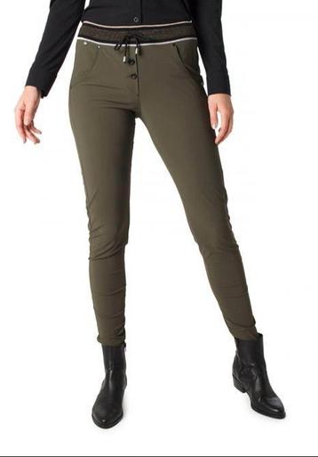 Zip73 broek kleur army maat 31