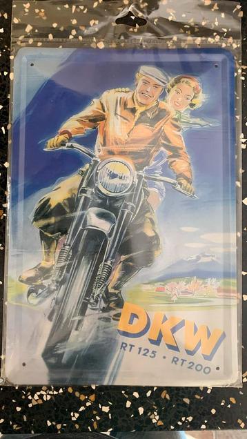 DKW reclamebord in seal