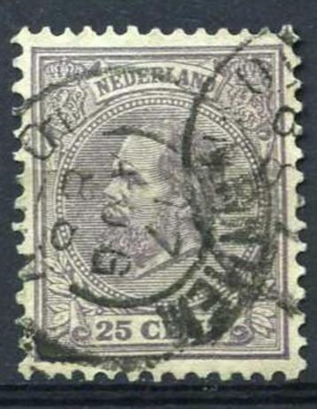 Nederland 1872 nr, 23 Koning Willem lll gest2