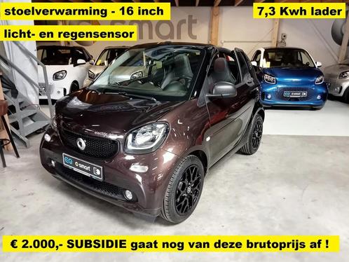 smart FORTWO CABRIO ED stoelverwarming, Auto's, Smart, Bedrijf, Te koop, ForTwo, ABS, Airbags, Airconditioning, Bluetooth, Boordcomputer