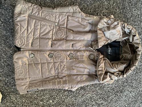 Body warmer dames, Kleding | Dames, Bodywarmers, Maat 38/40 (M), Beige, Ophalen of Verzenden