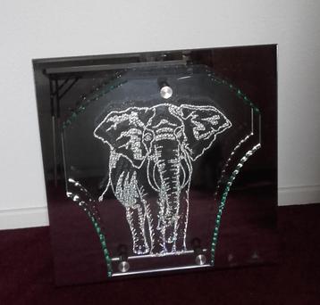 spiegel olifant met swarovski kristallen gelimiteerde oplage
