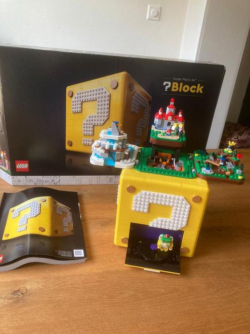 Lego 71395 Super Mario 64 Vraagteken Block, Kinderen en Baby's, Speelgoed | Duplo en Lego, Zo goed als nieuw, Lego, Complete set