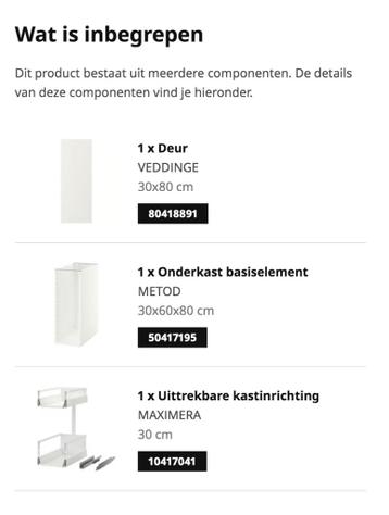 Nieuwe IKEA METOD ladekast + MAXIMERA uittrekbare lade - afbeelding 9 Nieuwe IKEA METOD ladekast + MAXIMERA uittrekbare lade - afbeelding 9