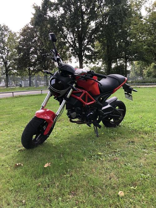 Schakel brommer 50 cc, Fietsen en Brommers, Minibikes, Midibikes en Pitbikes, Gebruikt, Ophalen