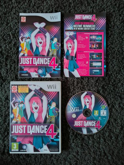 Just Dance 4, Nintendo Wii, Spelcomputers en Games, Games | Nintendo Wii, Gebruikt, Muziek, 3 spelers of meer, Vanaf 3 jaar, Eén computer