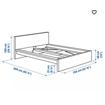 Ikea MALM bedframe zwartbruin - Gratis op te halen - afbeelding 5 Ikea MALM bedframe zwartbruin - Gratis op te halen - afbeelding 5