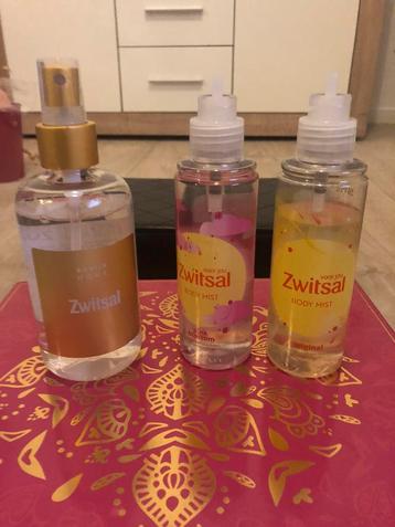 Zwitsal Bodymist en home spray.         B 55