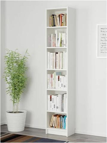 Ikea BILLY Bookcase, white, 40x39x202 cm - afbeelding 1 Ikea BILLY Bookcase, white, 40x39x202 cm - afbeelding 1