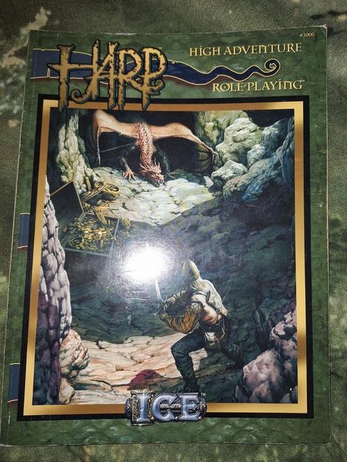 Harp high adventure role playing book Ice RPG boek, Hobby en Vrije tijd, Gezelschapsspellen | Bordspellen, Gebruikt, Ophalen of Verzenden