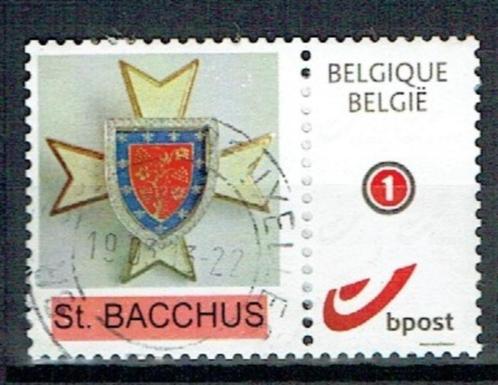 België 2013 St. Bacchus Wapen met tab, Postzegels en Munten, Postzegels | Europa | België, Gestempeld, Ophalen