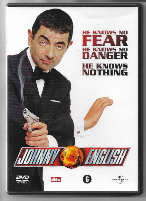 Johnny English - dvd - Rowan Atkinson, Cd's en Dvd's, Dvd's | Komedie, Gebruikt, Actiekomedie, Vanaf 6 jaar, Ophalen of Verzenden