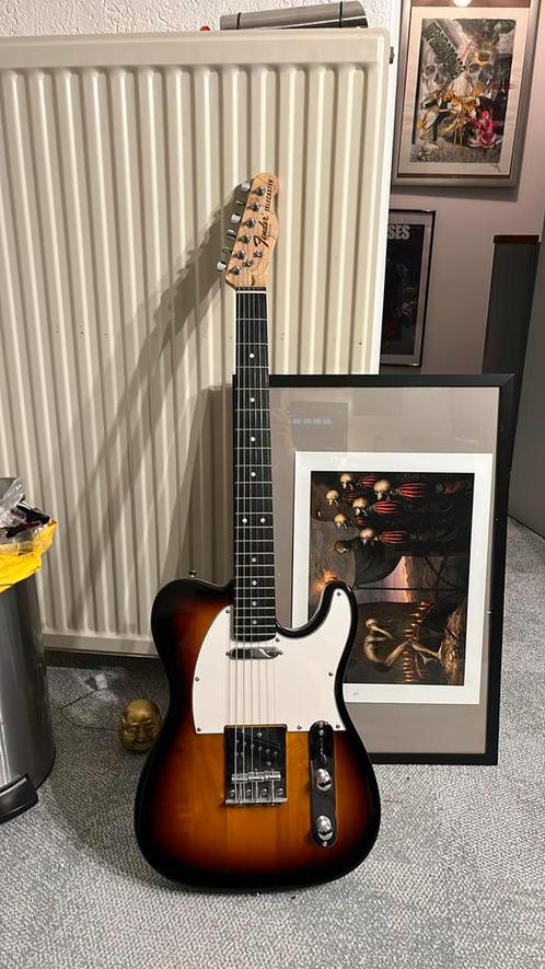 Sunburst telecaster, Muziek en Instrumenten, Snaarinstrumenten | Gitaren | Elektrisch, Zo goed als nieuw, Solid body, Overige merken