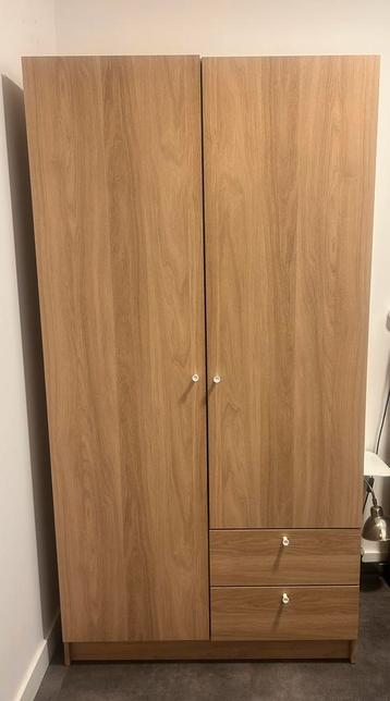 Kledingkast met hangspiegel en lades - afbeelding 4 Kledingkast met hangspiegel en lades - afbeelding 4